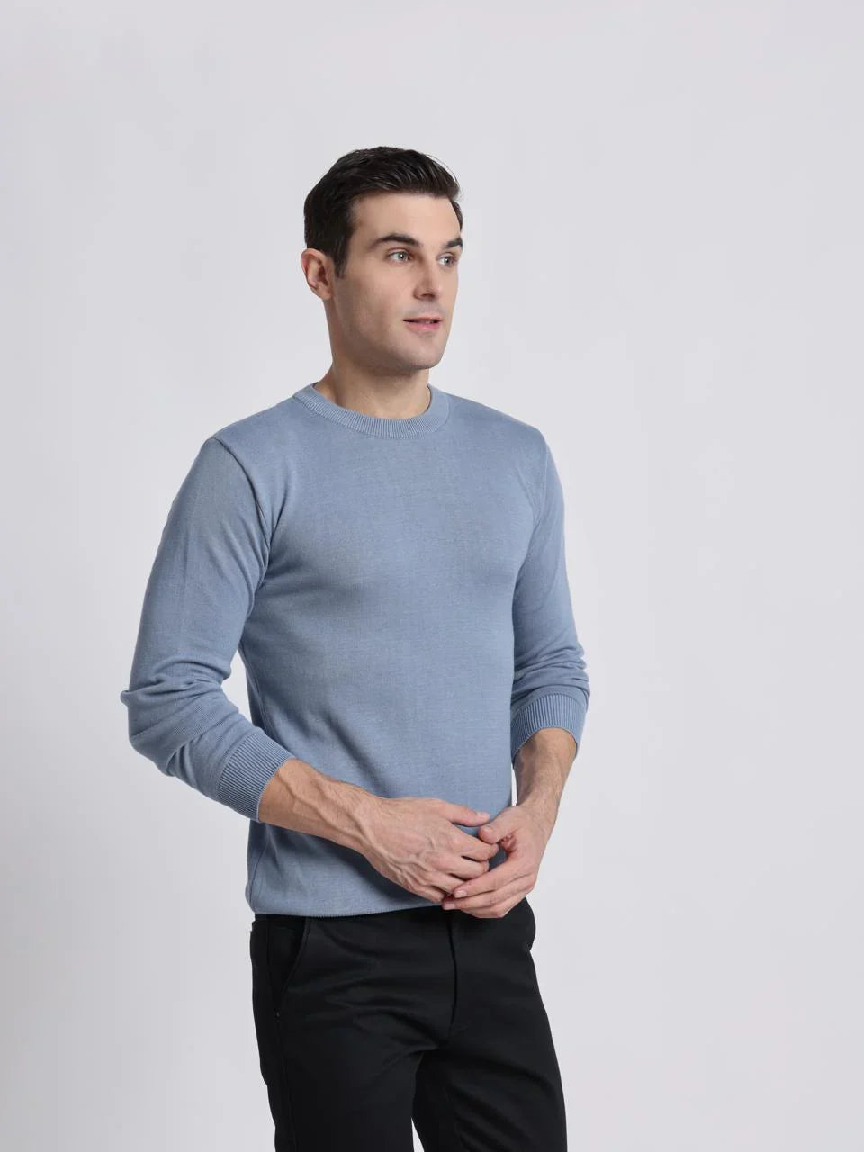 Frosted Blue Crewneck