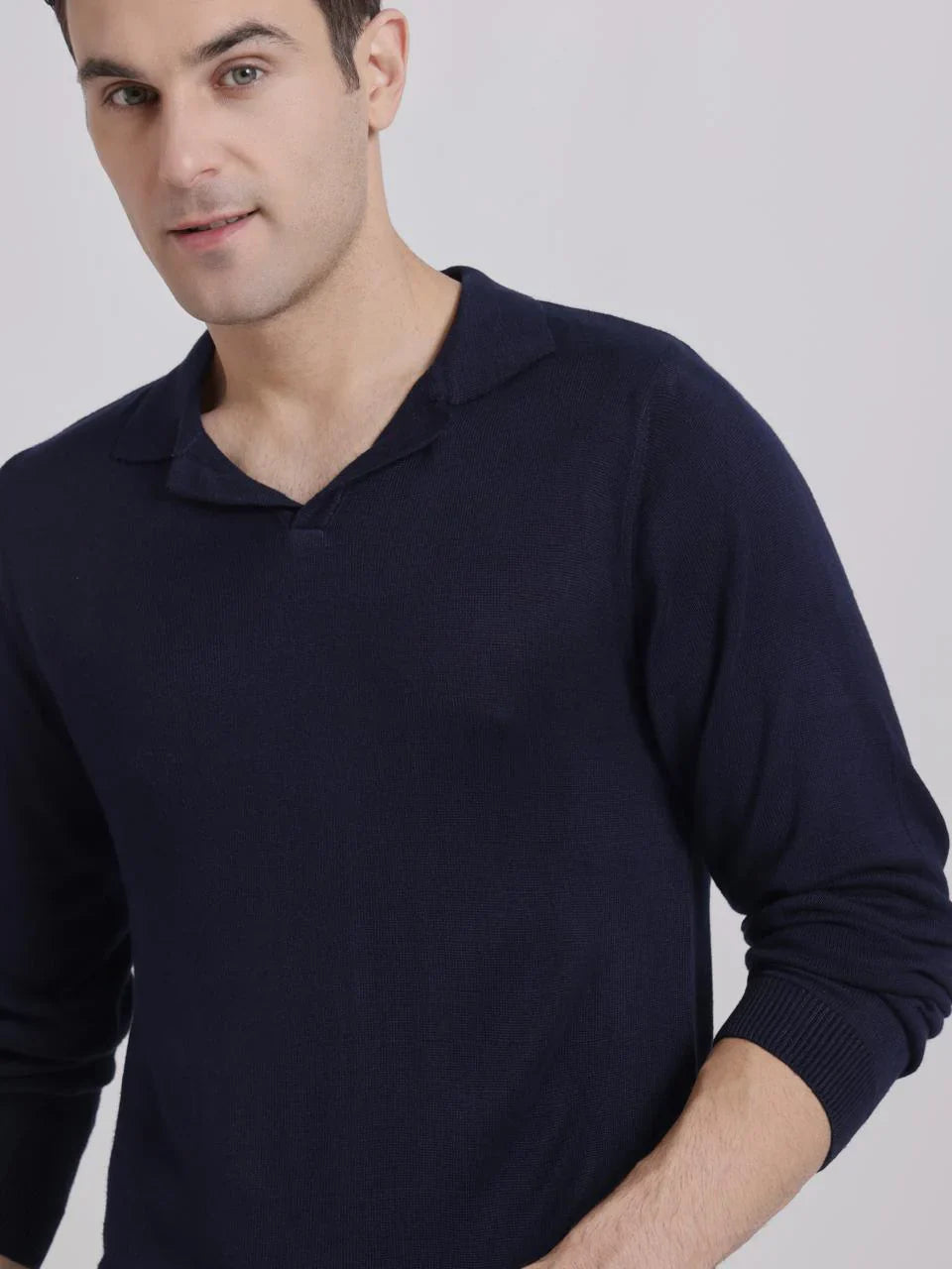 Heavy Midnight Blue Polo