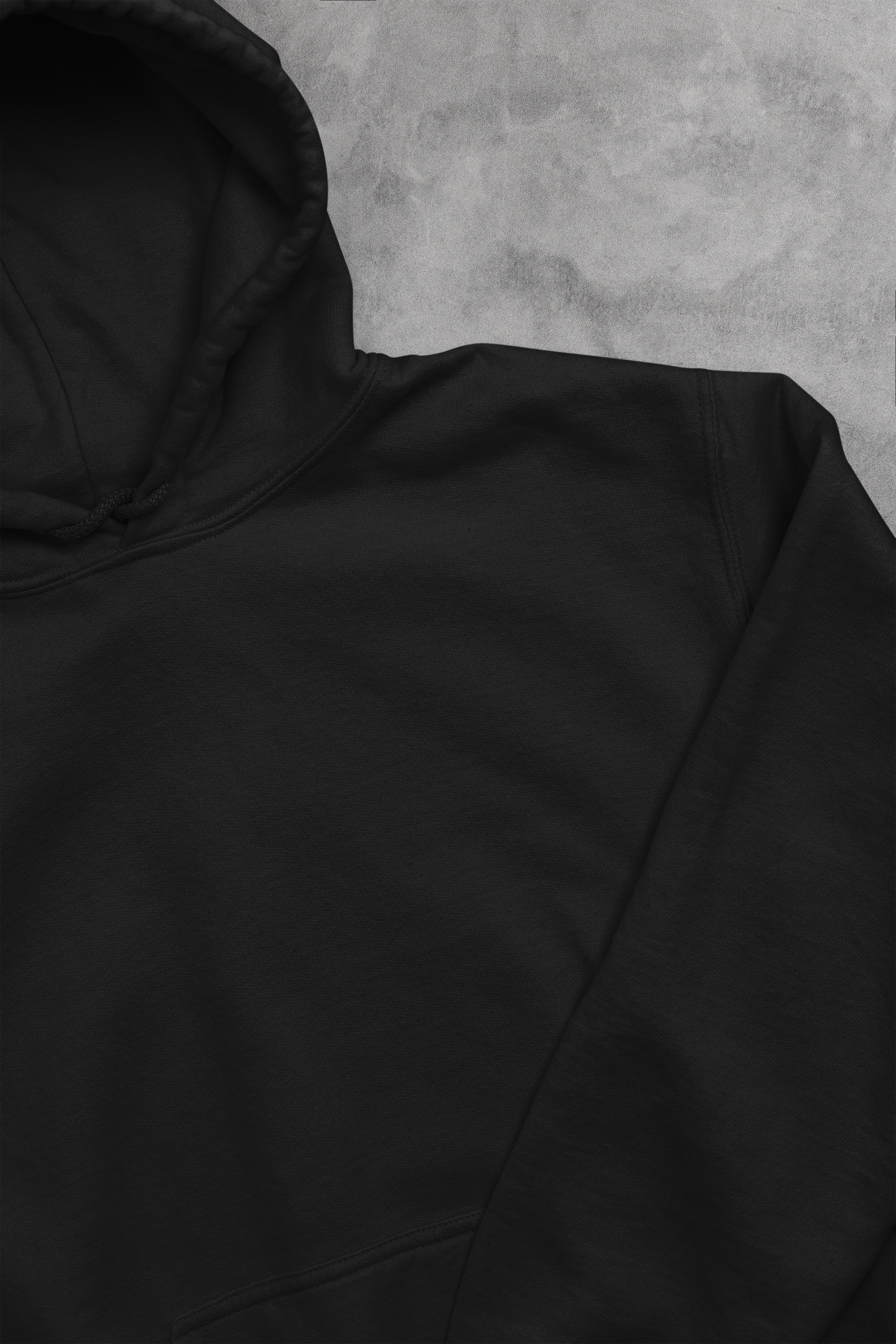 Essential Oversized Hoodie - Black