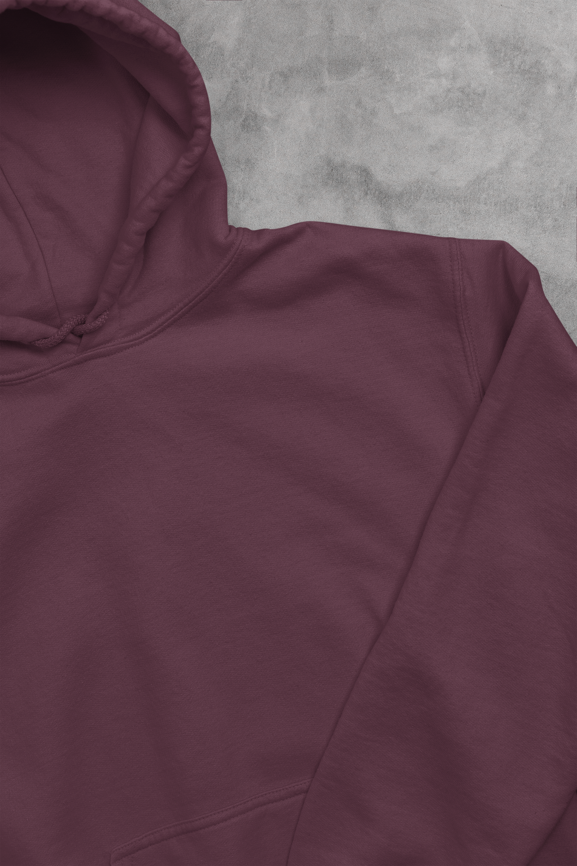 Essential Oversized Hoodie - Maroon